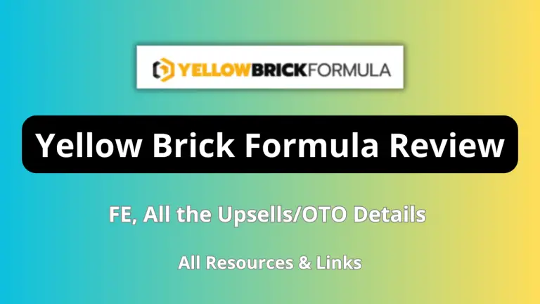 Yellow Brick Formula Review 2023 – ⚠️HOAX or LEGIT⚠️