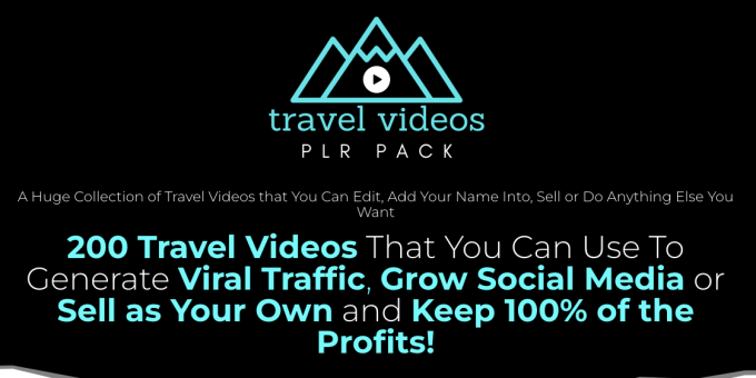 Travel Videos PLR Pack